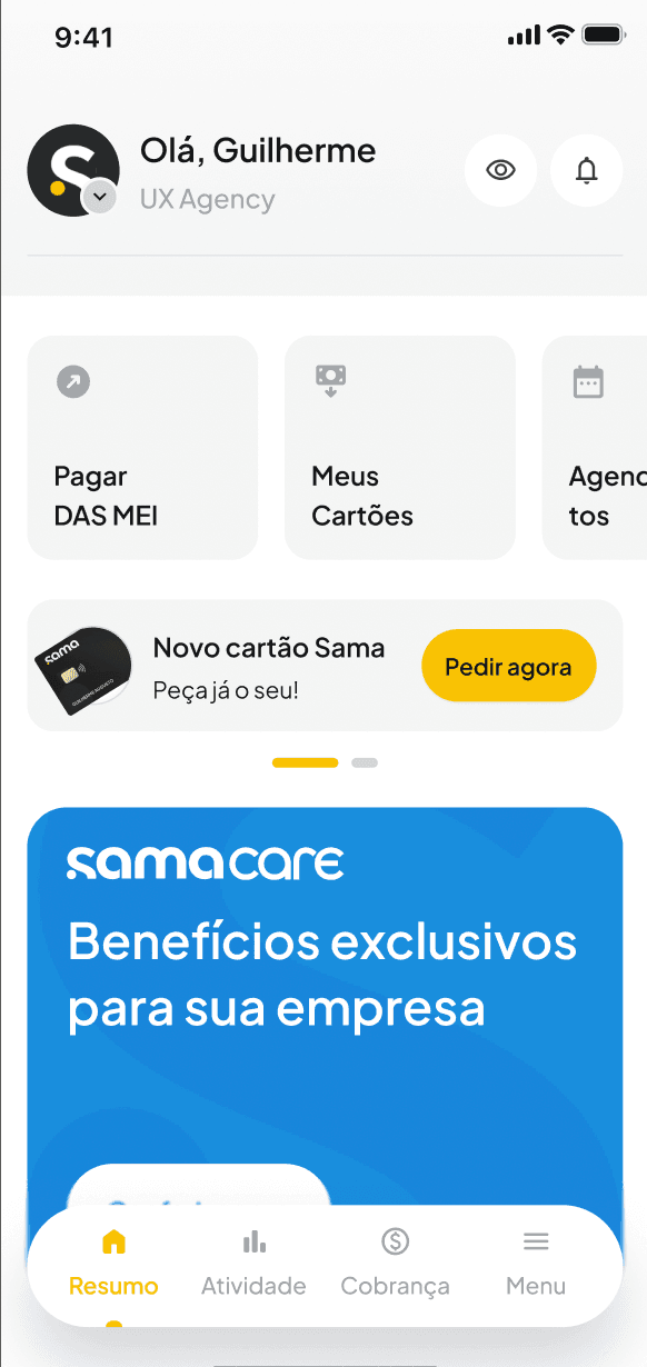 SamaBank app